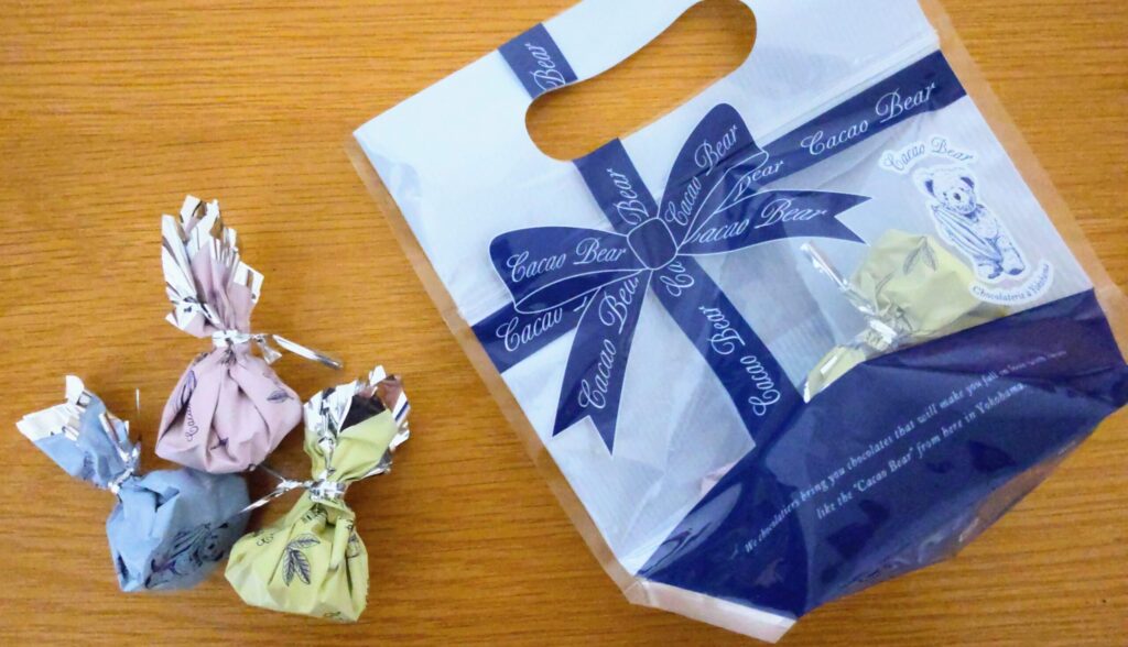 BLUE CACAO（ブルーカカオ）で購入したクマチョコことカカオベアーの写真