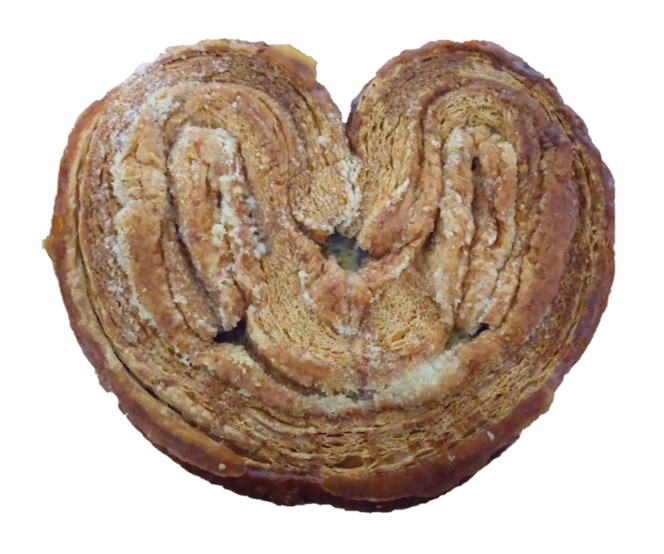 ECHIRE PATISSERIE AU BEURRE（エシレ・パティスリー オ ブール）横浜店限定のグラン パルミエ・エシレを裏から見た写真