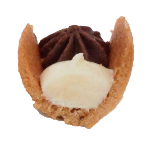 PARIS BUTTER CHOCOLAT（パリバターショコラ）の塩バタークリーム部分の断面写真
