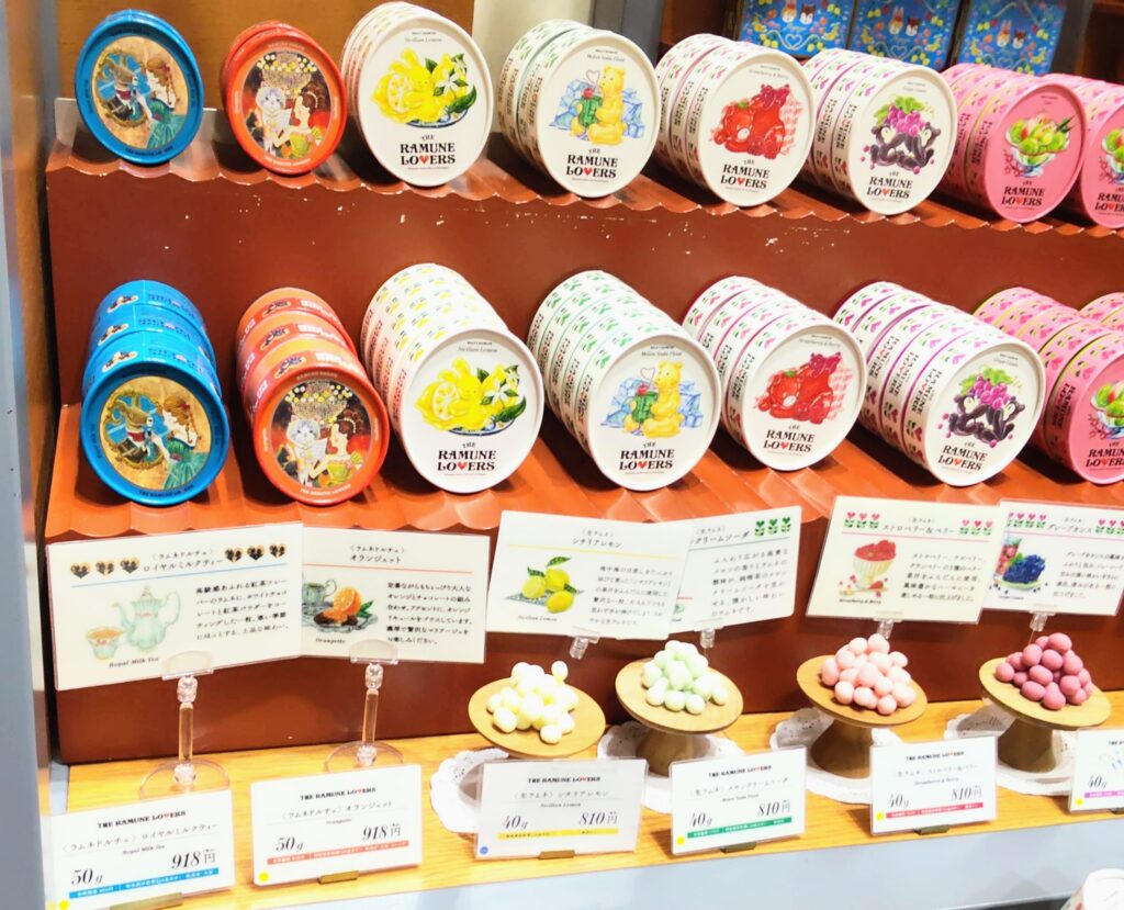 THE RAMUNE LOVERS（ザ ラムネ ラバーズ）店頭の一番リーズナブルな価格帯の商品の写真