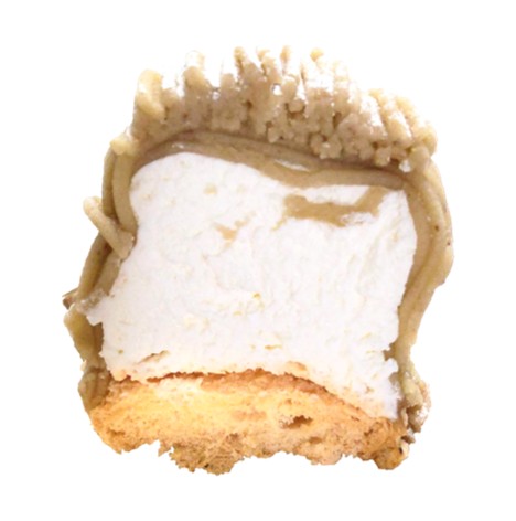 REGNIE（レニエ）の中津川モンブランの断面写真 