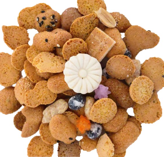 銀座菊廼舎で購入した冨貴寄冨貴の輝の中身の写真