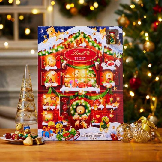 Lindt（リンツ）のリンツテディハウスアドベントカレンダー170gの写真