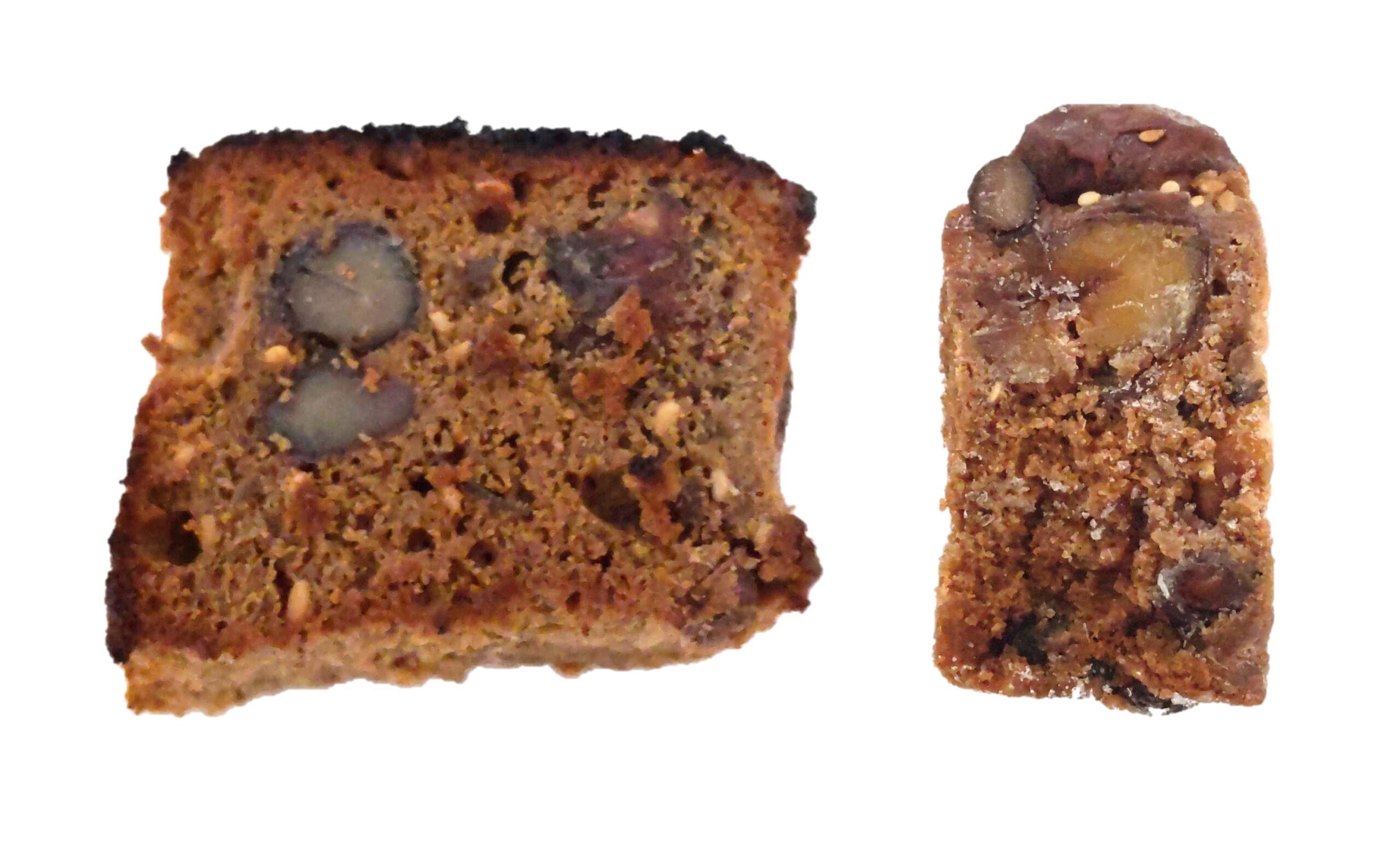 京洋菓子司JOUVENCELLE（ジュヴァンセル）竹取物語を焼いたり（左）冷凍（右）した写真