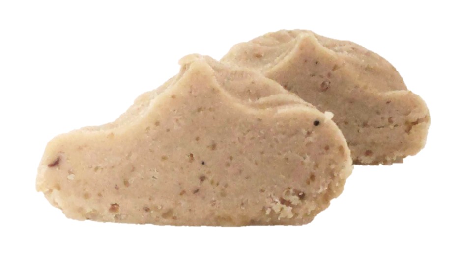 御菓子槌谷（つちや）の栗きんとんの断面写真