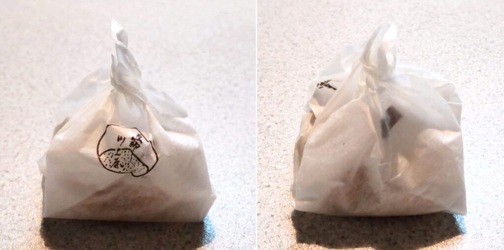 恵那川上屋の栗きんとんの外観写真