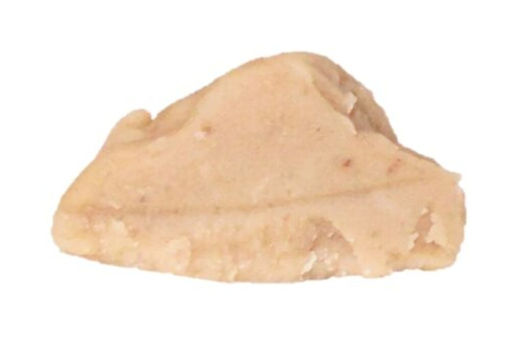 新杵堂の栗きんとんの断面写真