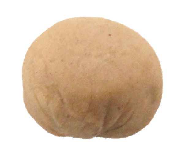 有職菓子御調進所老松での栗しぼりを裏から見た写真