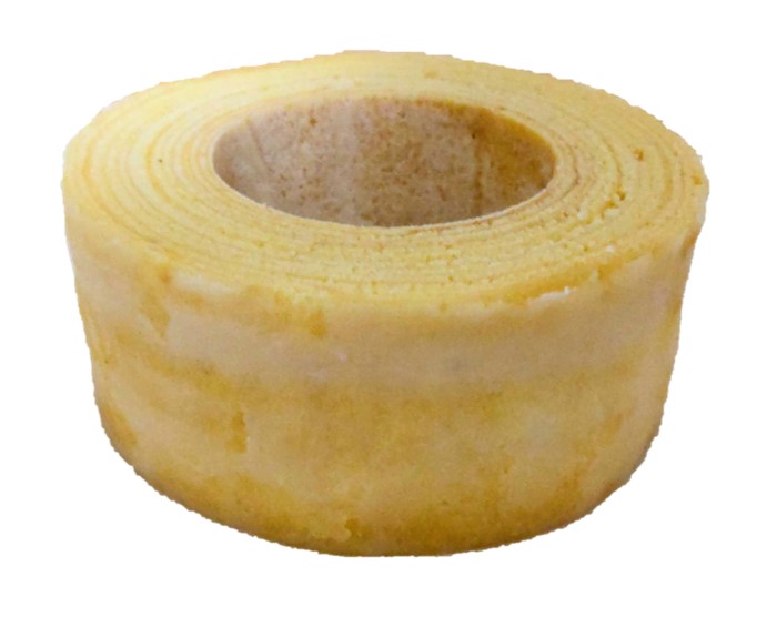 HOLLANDISCHE KAKAO-STUBE （ホレンディッシェ・カカオシュトゥーベ）のバウムクーヘンを横から見た写真