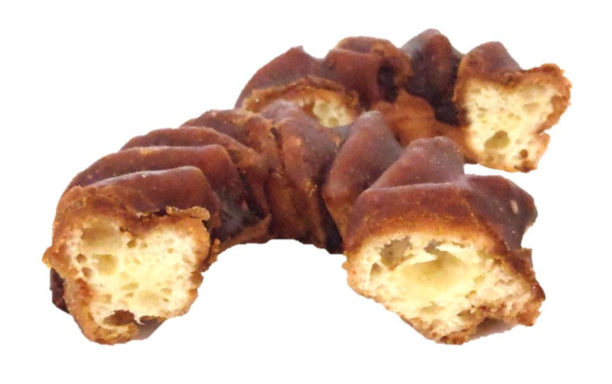 JACK IN THE DONUTS（ジャックインザドーナツ）で購入したカヌレドーナツの断面写真