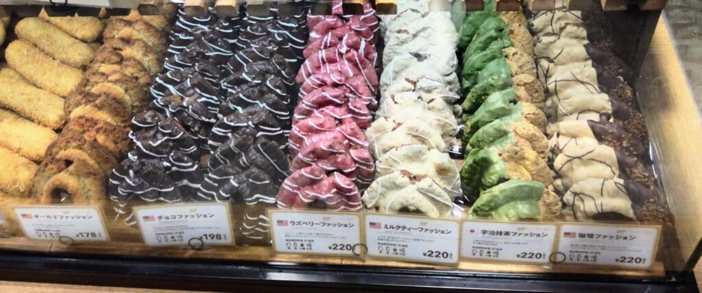 JACK IN THE DONUTS（ジャックインザドーナツ）渋谷東急フードーショー店のオールドファッションの店頭写真