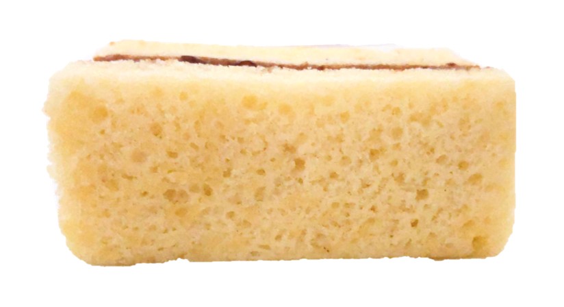 六花亭の二代目マルセイバターケーキくるみを横から見た写真