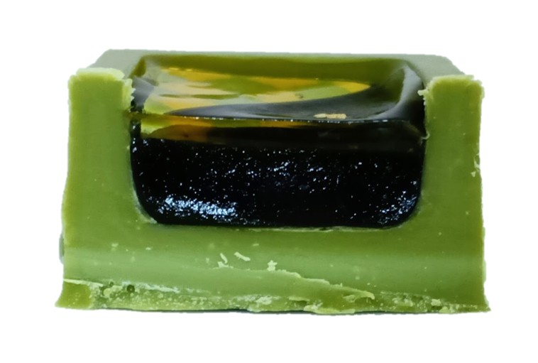 BELAMER（ベルアメール）京都別邸の瑞穂のしずくお茶の断面写真