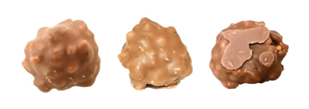 jacques genin（ジャック・ジュナン）ミックスポシェットのマカダミアプラリネキャラメルミルクの写真