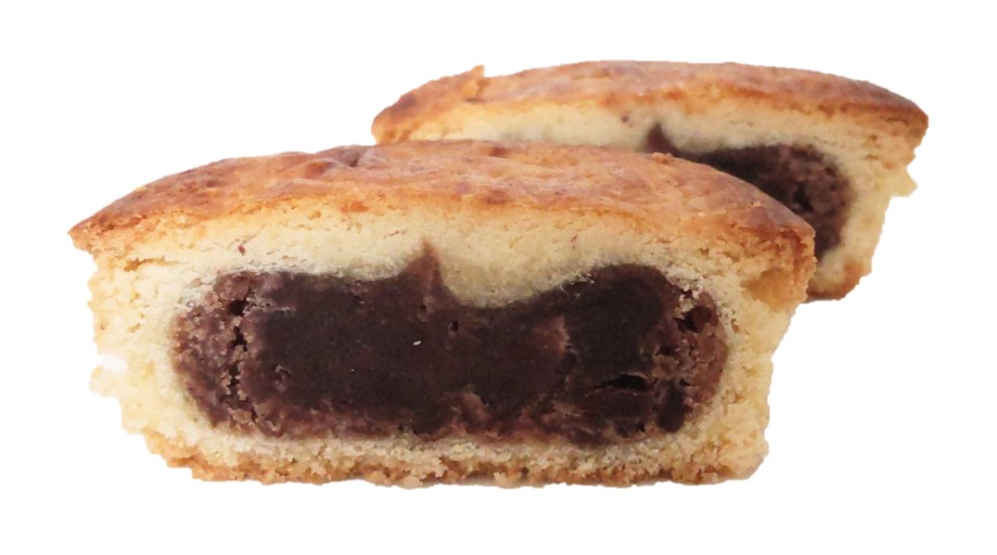 岡田謹製あんバタ屋のあんバタガレットの断面写真