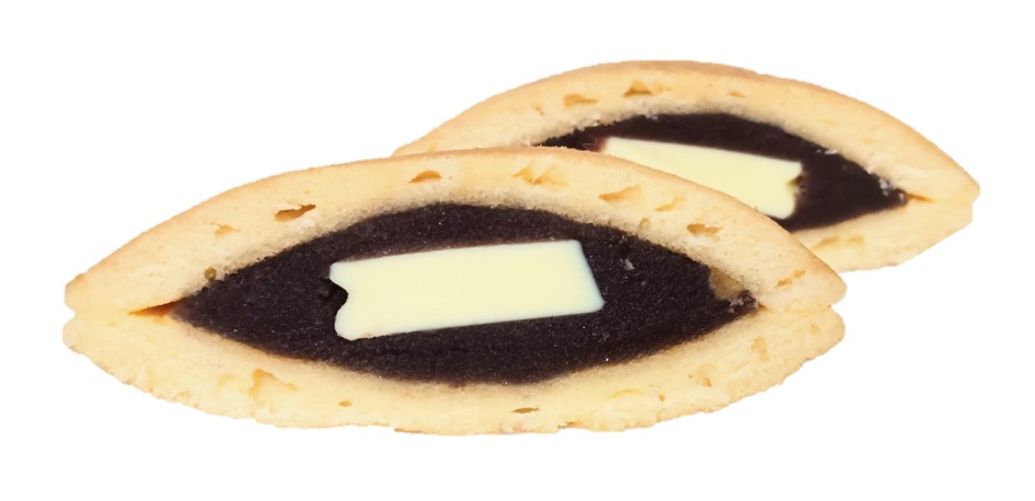 ほしのバターのあんバターどら焼きの断面写真