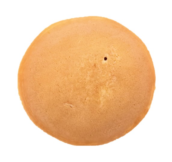 ほしのバターのあんバターどら焼きを上から見た写真