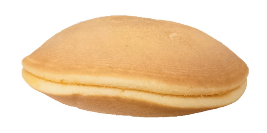 ほしのバターのあんバターどら焼きを横から見た写真