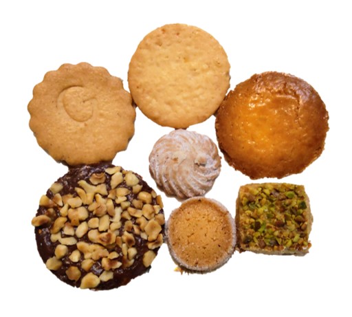 VINCENT GUERLAIS BISCUITS Francais（ヴァンサン ゲルレ ビスキュイ フランセ）フールセックアソルティ（20枚入）の中身の写真