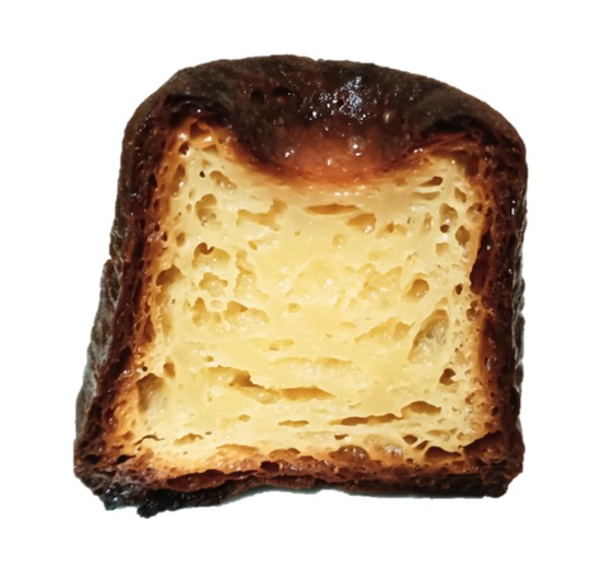 焼いたDominique Doucet（ドミニクドゥーセ）の店のカヌレバニラの写真