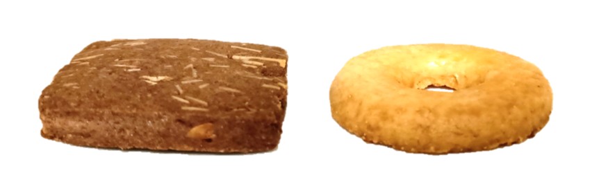 FOUCHER（フーシェ）のクッキーを横から見た写真